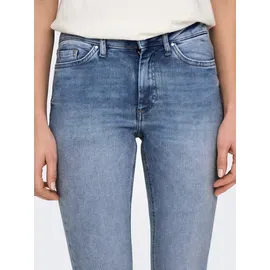Only ONLBLUSH MID SK ANK Raw Waist Jeans (15263454) medium blue denim