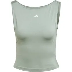 ADIDAS Damen Top YGA ST CRO TK, SILGRN, XL
