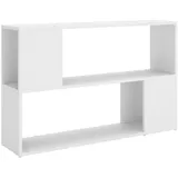 vidaXL Bücherregal Weiß 100x24x63 cm Holzwerkstoff