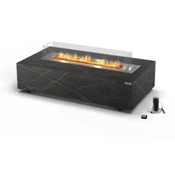 Planika CABO Table [freistehender Ethanolkamin]: Laurent (Marmor schwarz)