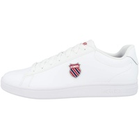 K-Swiss Herren Court Shield Sneaker, White/Corporate, 42 EU