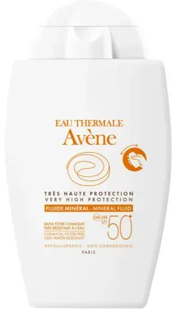 Avène Sonnenschutz SPF50+ Mineralfluid Sehr Hoher Schutz Empfindliche Intolerante Haut 40ml