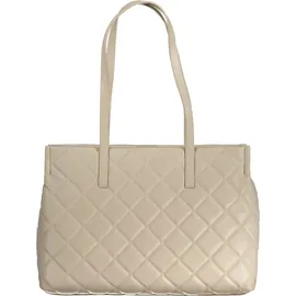 Valentino Ocarina Shopper Synthetik Beige/Weiß