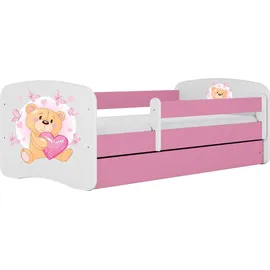 raumhirsch furniture Kinderbett 80 x 180 cm Holzwerkstoff rosa