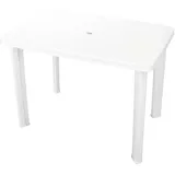 vidaXL Gartentisch 101 x 68 x 72 cm weiß