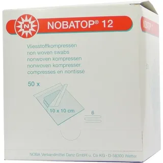 NOBAMED NOBATOP 12 Kompressen 10x10 cm steril