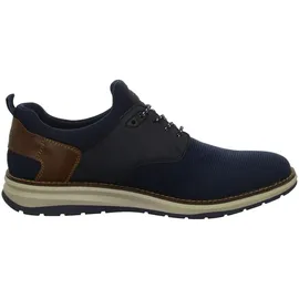 Rieker Herren Slipper Blau/Schwarz 44
