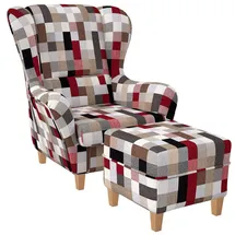 heimundgarten24.de Supellex Ohrensessel, Birke, Textil, 92x68x95 cm, Wohnzimmer, Sessel, Ohrensessel