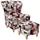 heimundgarten24.de Supellex Ohrensessel, Birke, Textil, 92x68x95 cm, Wohnzimmer, Sessel, Ohrensessel