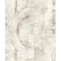 Rasch Textil Rasch Composition Moderne Geometrie Weiß (Grafisch)