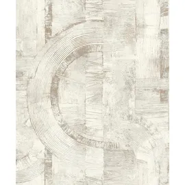 Rasch Textil Rasch Composition Moderne Geometrie Weiß (Grafisch)