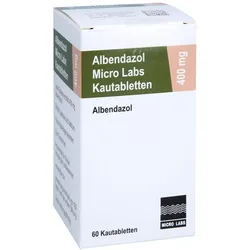 ALBENDAZOL Micro Labs 400 mg Kautabletten 60 St