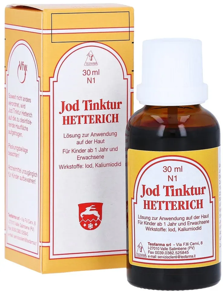 Preisvergleich Produktbild Jodtinktur Hetterich 30 ml