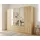Priess Wäscheschrank Barcelona 230 x 193 x 54 cm Braun