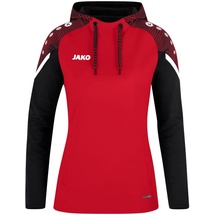 Jako Performance Hoodie Damen rot/schwarz 34