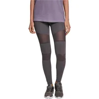 URBAN CLASSICS Leggings, Mesh Tech darkgrey XL