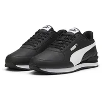 Puma ST Runner v4 Herren Sneaker in Schwarz, Größe 10.5 - Puma black/PUMA white 45