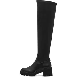 TAMARIS Damen Stiefel Leder Schwarz 39 - 39 EU