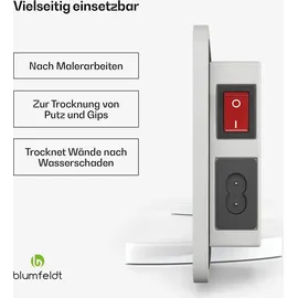 Blumfeldt Infrarotheizung Für Wände 50 W Weiß