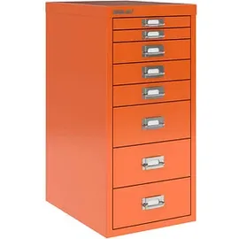 BISLEY MultiDrawer Schubladenschrank 27,9 x 38 x 59 cm orange
