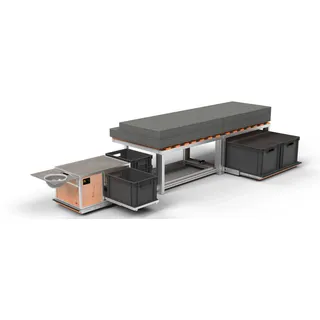 easygoinc. Vanlife-Modul BIKE für Citroen Spacetourer XS / Peugeot Traveller Compact / Opel Zafira Life S / Toyota Proace Verso Compact