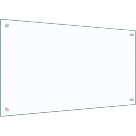 vidaXL Küchenrückwand Transparent 90×50 cm Hartglas