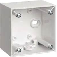 Berker Aufbau-Gehäuse hoch AP, Integro Flow/Pure, polarweiß glänzend