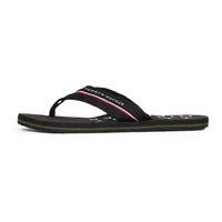 Tommy Hilfiger Herren Flip Flops Web Beach Sandal Elegant, Schwarz (Black), 41