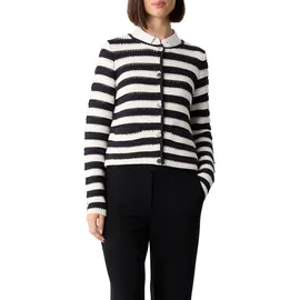 Comma, Kurzer Cardigan mit Strukturmuster Bunt 42