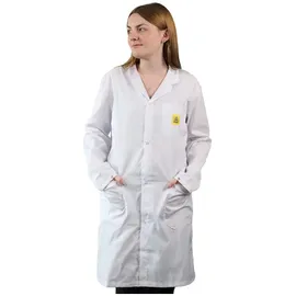 WeTec Arbeitsmantel AM-120, ESD, M, weiß