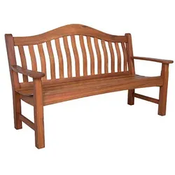 Garden Pleasure Gartenbank Kingston 985264 natur Holz 151,0 cm