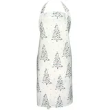 Greengate Lucie Xmas Schürze white 90x70cm