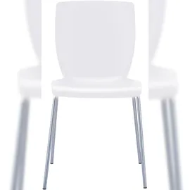CLP Mio Gartenstuhl 47 x 50 x 80 cm weiß