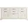 Forte Sideboard Kashmir 177,7 x 96,2 x 48,3 cm Pinie Weiß