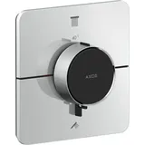 Hansgrohe ShowerSelect ID Duschthermostat softsquare für 2 Verbraucher Brushed Brass 36754950
