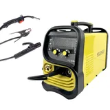 WELDINGER MIG/MAG-Schweißinverter MEW 161 SYN eco synergisches Schutzgasschweißgerät (Fülldraht WIG MMA) 5 Jahre Garantie