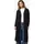 Noisy May Cardigan Langarm Basic Stretch Strick, Jacke mit Vordertaschen NMCity LONG CARDIGAN NOOS", Damen, - Größe S schwarz - S