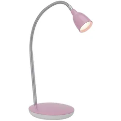 BRILLIANT Lampe Anthony LED Tischleuchte eisen/ros1x 2.4W LED integriert, (200lm, 3000K)   Mit Druckschalter an der Basis