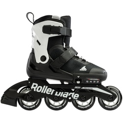 Rollerblade Inline Skates Microblade (Rollen: 72mm/80A, Kugellager: SG3) schwarz/weiss Kinder