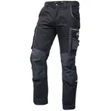 Puma Workwear Precision X - Arbeitshose Herren - Premium Arbeitskleidung mit vielen Taschen und verstärkten Kniepartien - Funktionshose mit Stretch für Handwerk und Baugewerbe - Schwarz/Anthrazit - 60 - 60