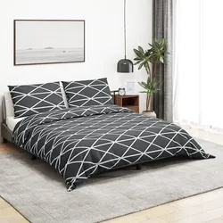Bettwäsche-Set Grau 140x200 cm – Weich & Pflegeleicht aus Baumwolle