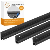 Preiswert & Gut Kederschiene 3M 3x je 100cm schwarz Kederleiste Alu Wohnmobil Wohnwagen Camping