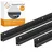 PRO PLUS 3 STK Kederschiene für Wohnmobil Alu schwarz 180 Grad 100 cm für 7-8 mm