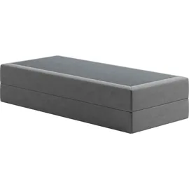 home collective Boxspringbett 90 x 200 cm H2 Grau