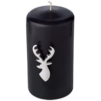 Edzard 4er-Set Kerzenpin Risa, Höhe 7 cm, silberfarben, Aluminium, Kerzenstecker