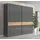 OTTO home Schwebetürenschrank Onyx 230 x 224 x 61 cm Grau