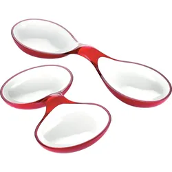 Grace Appetizer-Schalen rot 2 El.