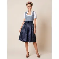 Almsach Dirndl in Dunkelblau - 38