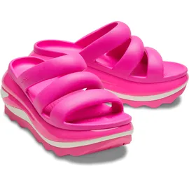 Crocs Mega Crush Triple Strap Badesandalen Pink Crush 38-39