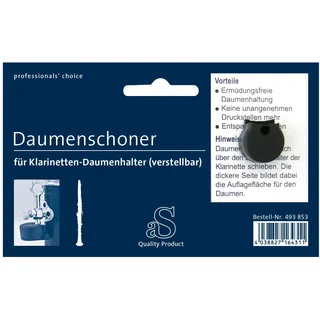 AS Daumenschoner- für Klarinette- verstellbar (eckig)